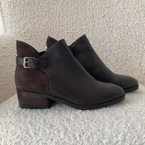 Cole Haan Brown Leather Ankle Booties
